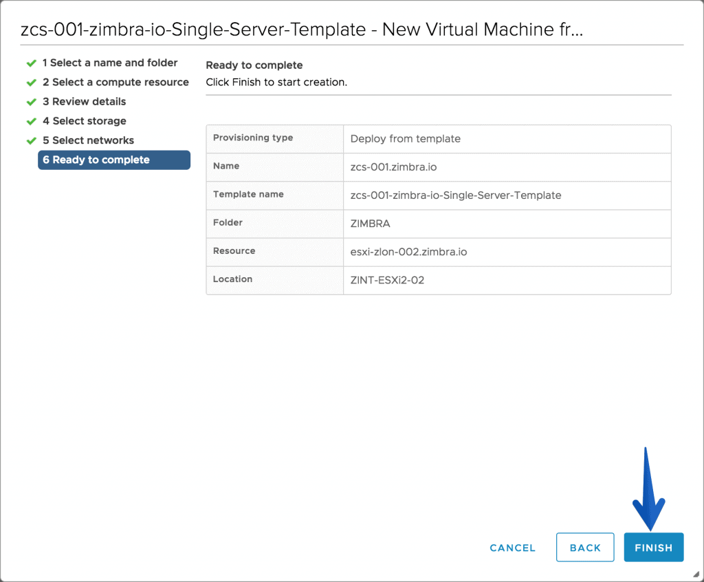 Zimbra: VMware Content Library with Zimbra Collaboration templates ...