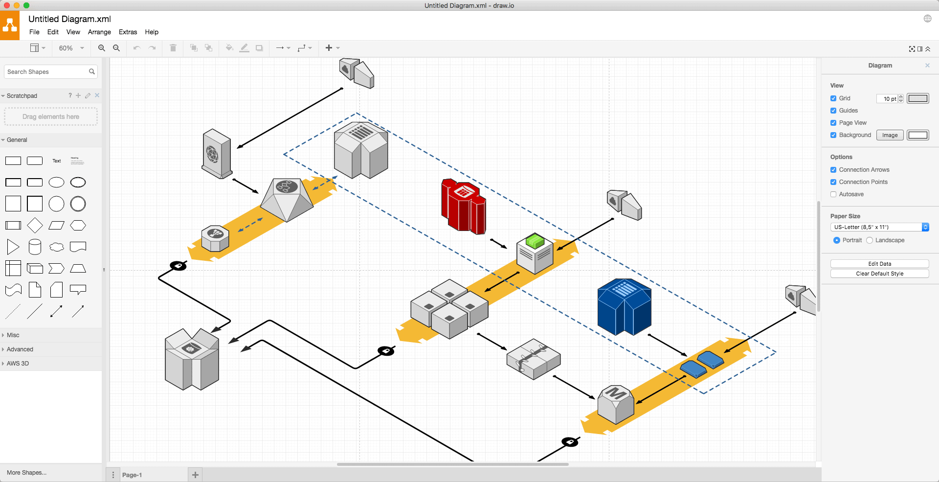 Draw Io Network Diagram   Draw Io Free Online Drawing Software
