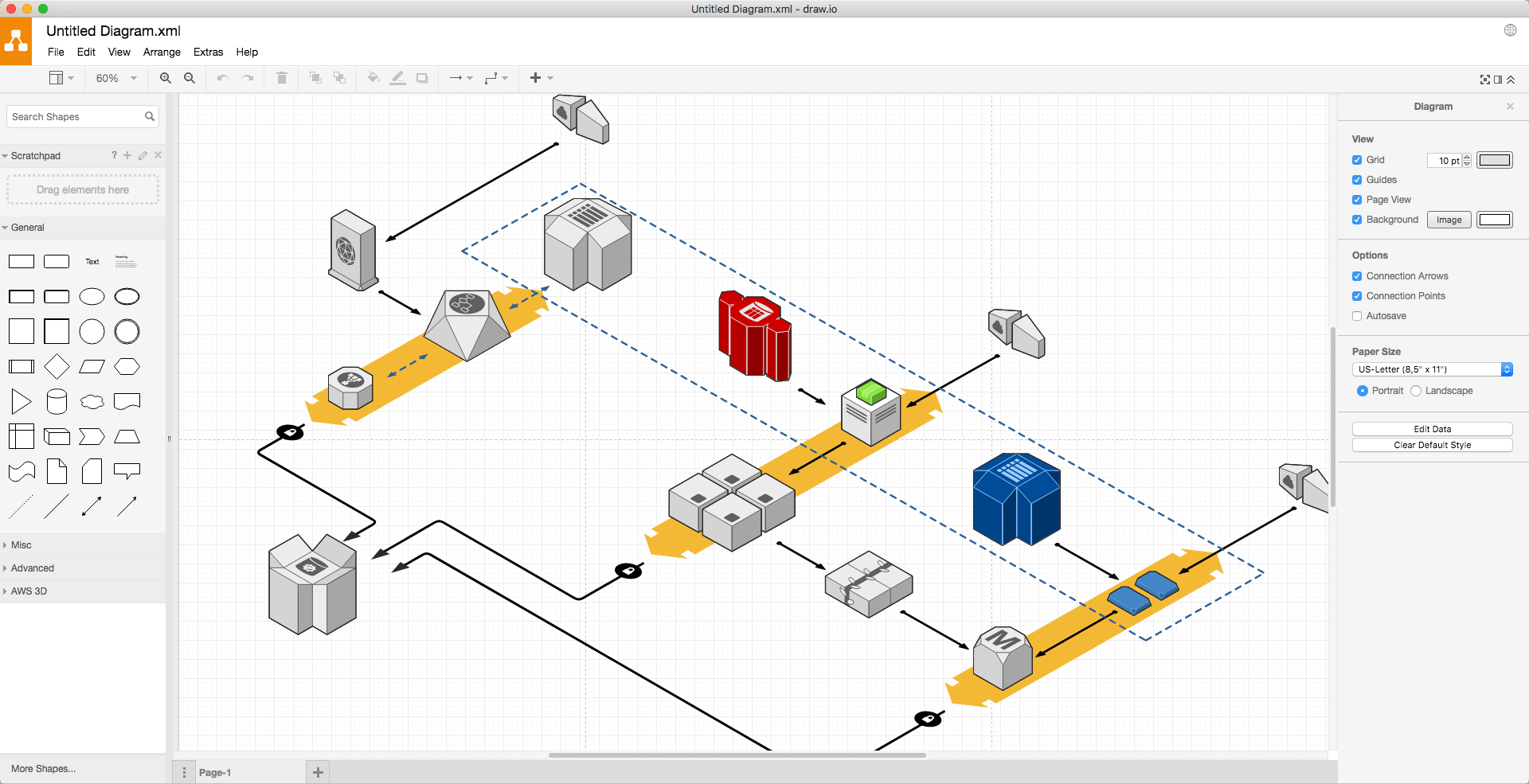 Draw. io The best technical drawing tool, free and online, has now