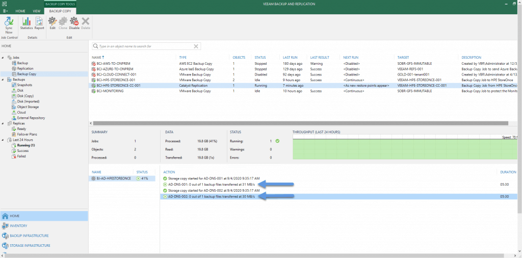 HPE: How to configure HPE StoreOnce Catalyst Copy in Veeam Backup ...